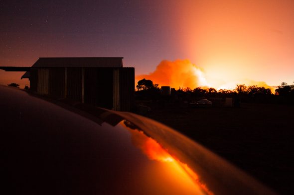 Big Hill Trail Bushfire Crescent Head 2017