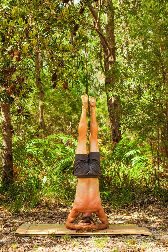 Yoga photography Crescent Head NSW