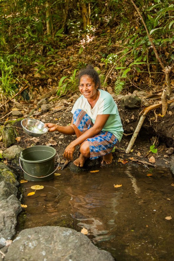 Water collection during the drought PNG Alicia Fox Photography